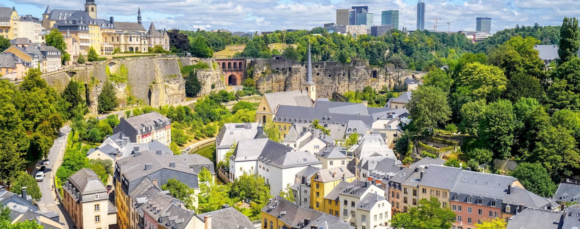 Luxembourg City skyline