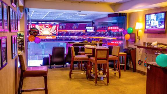 Luxury Suite interior at Wells Fargo Center