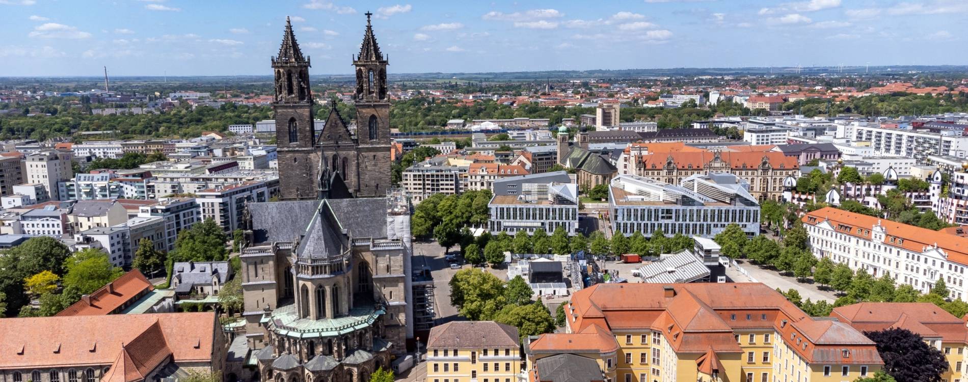Magdeburg skyline