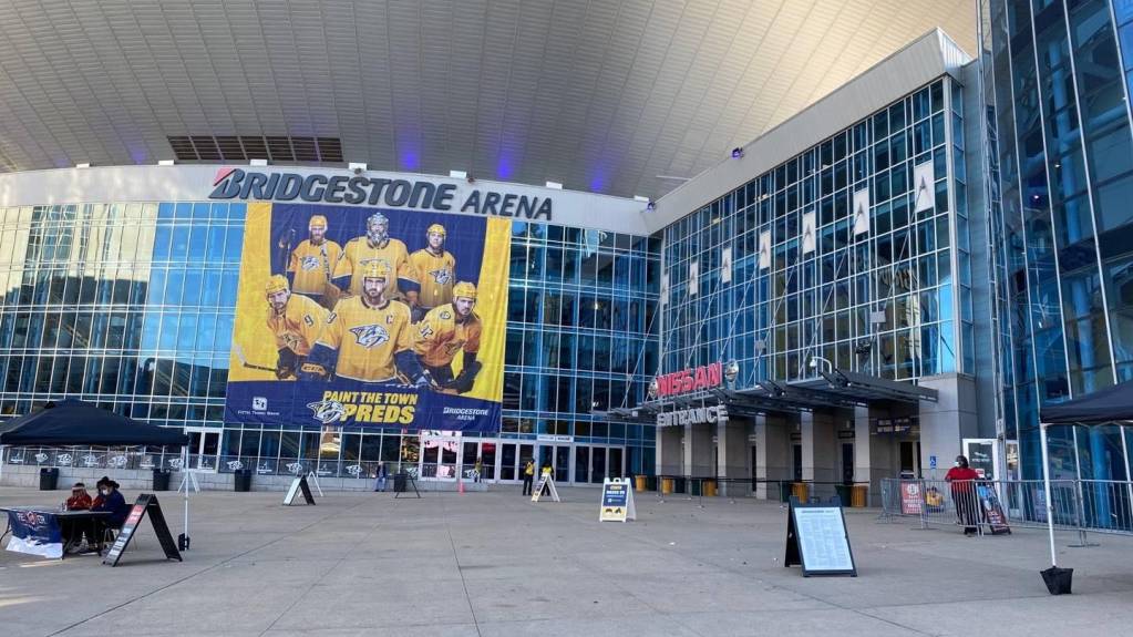 Main Entrance at Bridgestone Arena