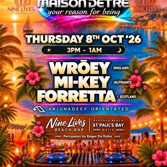 Maison D'etre Malta Anjunadeep 8th Oct Pre Party #2