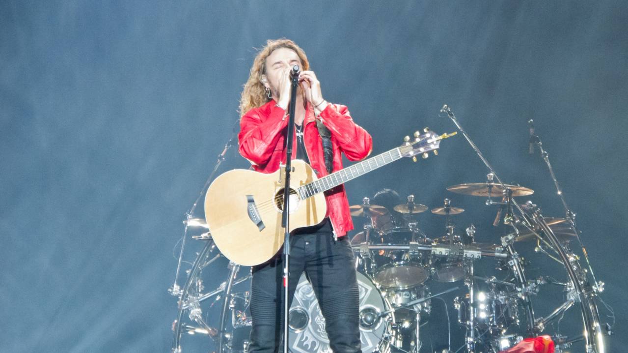 Maná in concert in Rock in Rio in Madrid