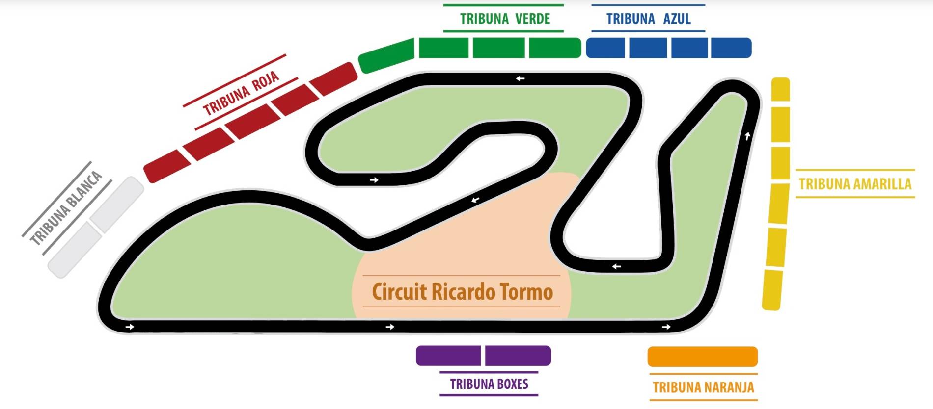 Circuit Ricardo Tormo Map