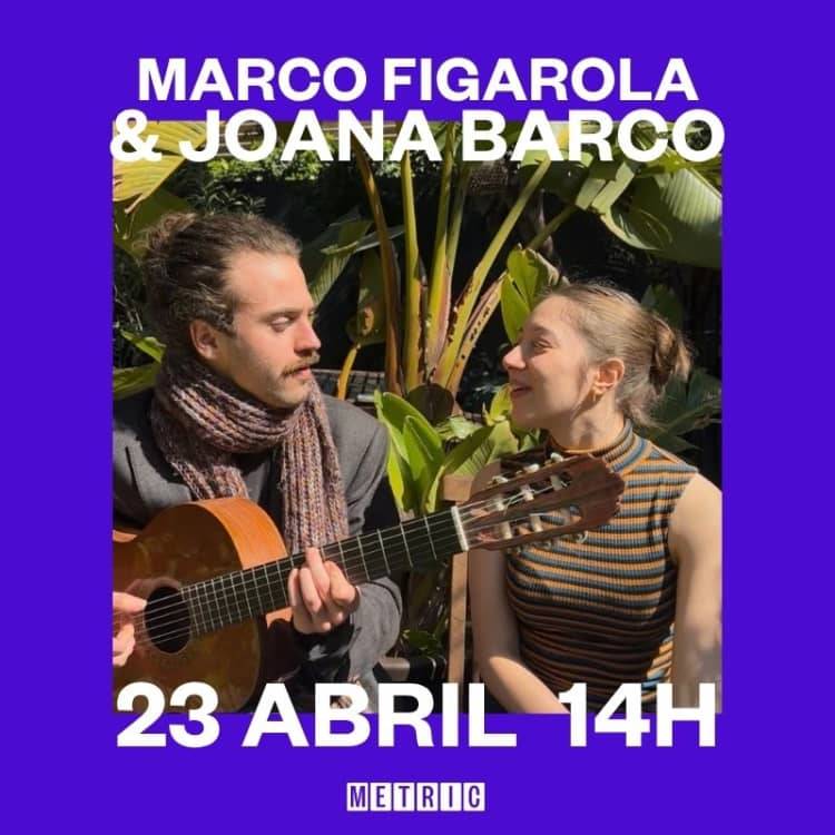 Marco Figarola con Joana Barco Live en Metric