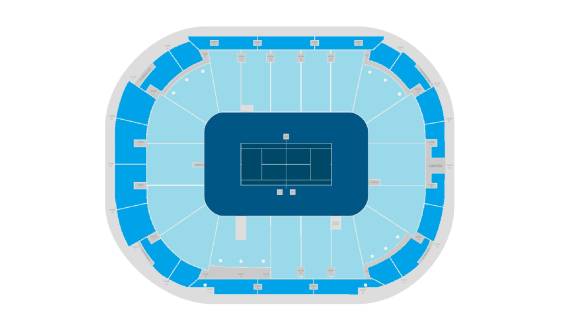 Margaret Court Arena Seating Map