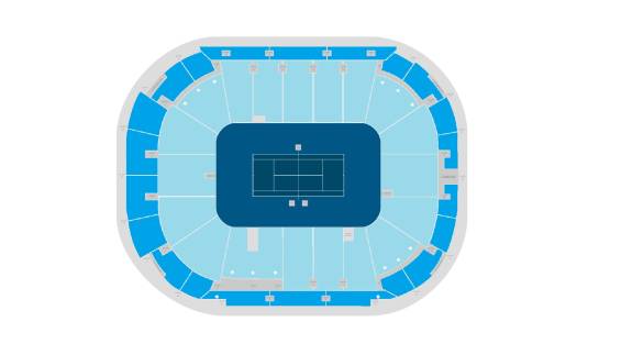 Margaret Court Arena Seating Map
