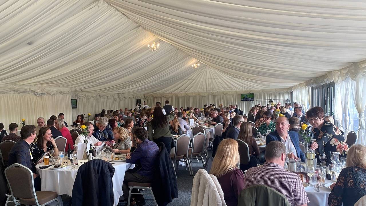 Marquee at Uttoxeter