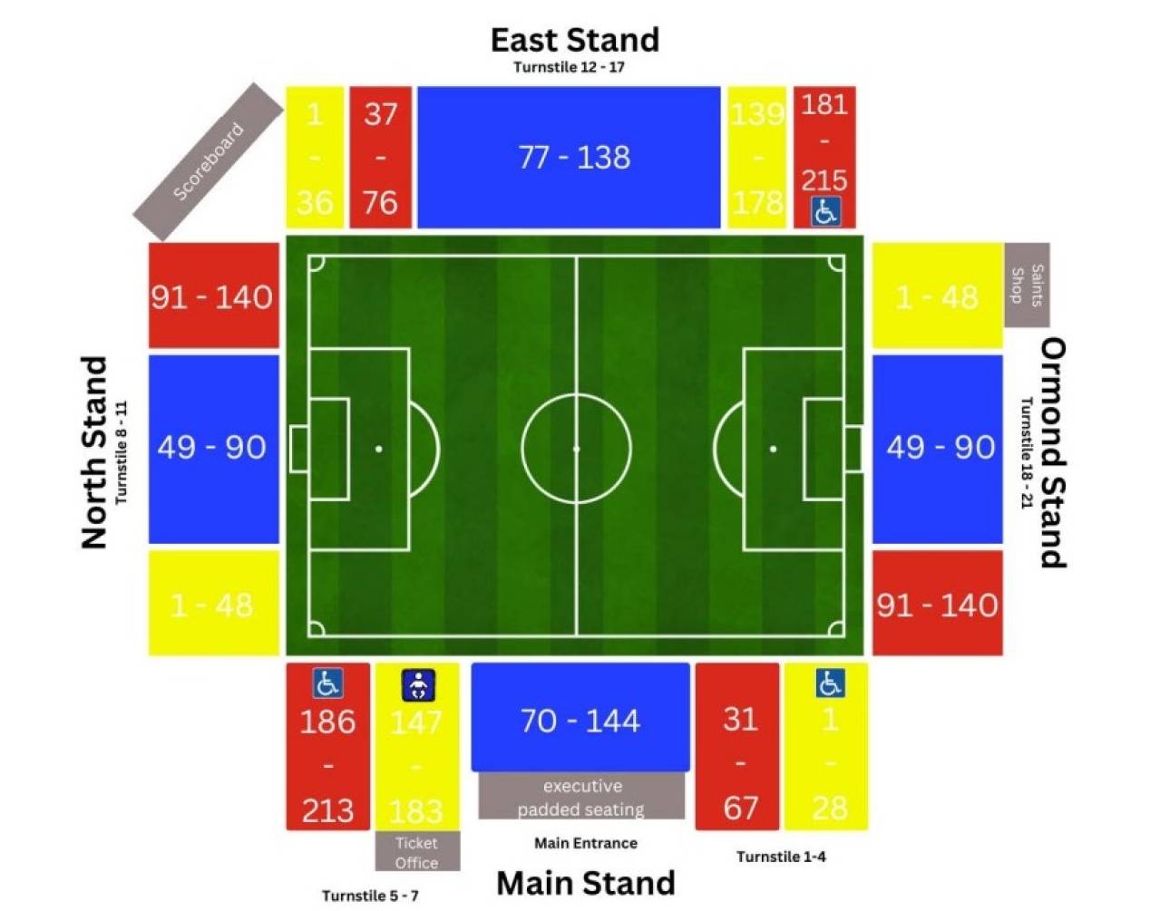 McDiarmid Park Map