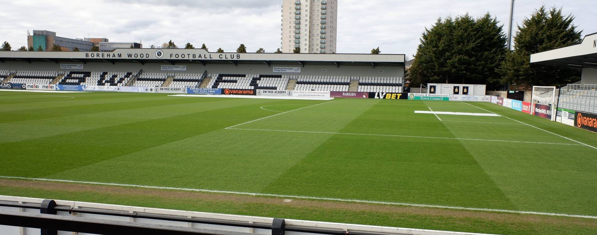 Meadow Park is home to Boreham Wood and Arsenal Women