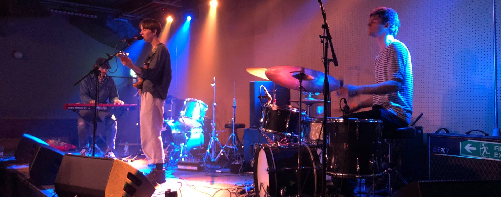 Meg Duffy performing with Hand Habits at the Brudenell Socia Club