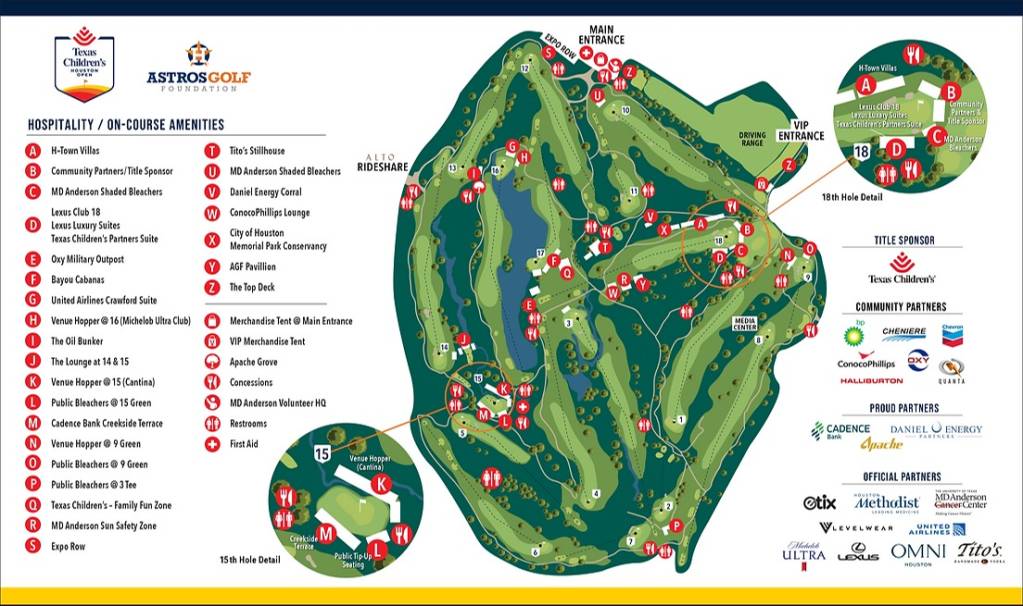 TRAVEL & PARKING Houston Open Mar 2025* Memorial Park Golf Course