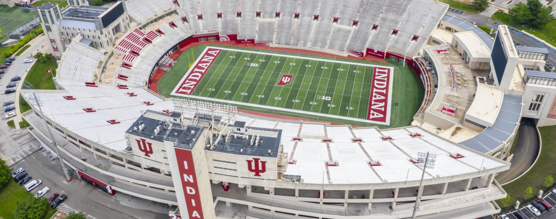 Memorial Stadium is located in Bloomington, Indiana