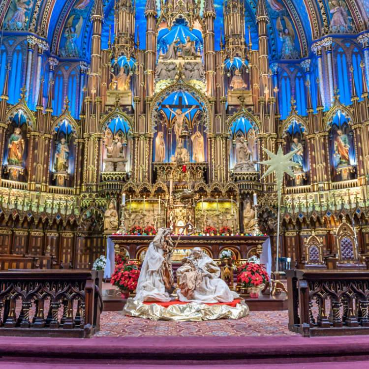 Messes de Noël 2026 à la basilique Notre-Dame de Montréal