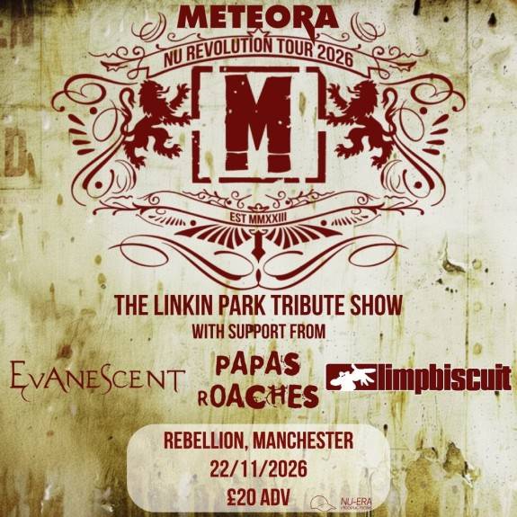 Meteora Linkin Park | Nu-Revolution Tour | Rebellion Manchester