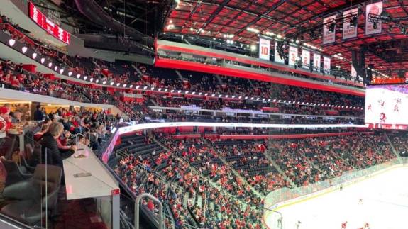 Mezzanine Level next to Legends Club at Little Caesars Arena