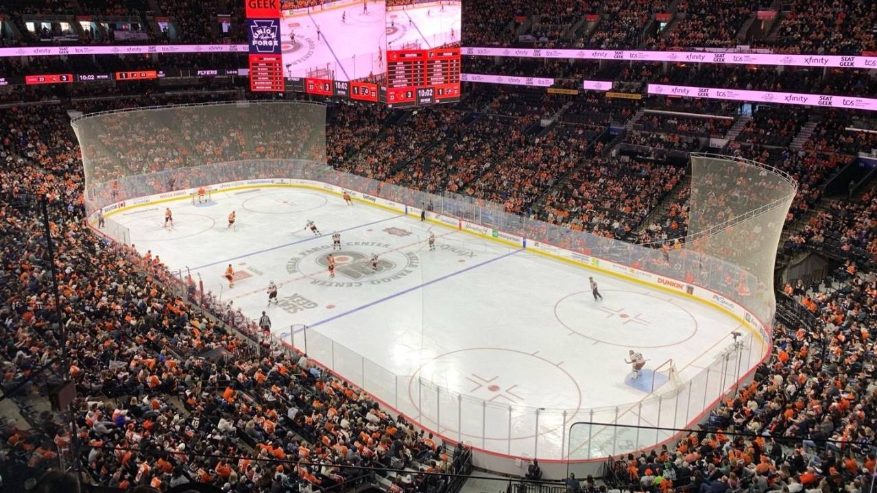 Mezzanine level Section 204 at Wells Fargo Center
