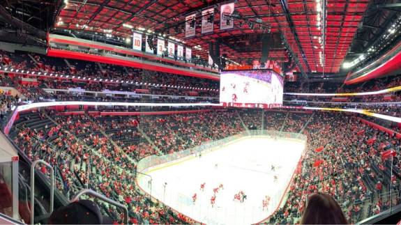 Mezzanine Level Section M1 at Little Caesars Arena