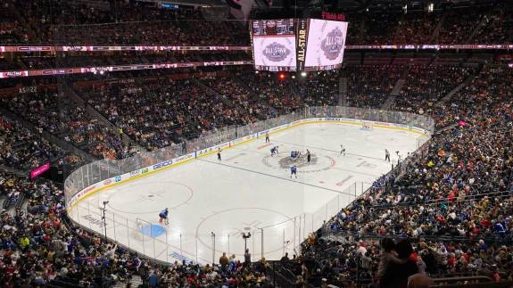 Mezzanine Section 104 at T-Mobile Arena