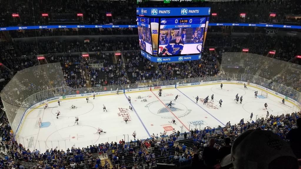 Mezzanine Section 305 at Enterprise Center