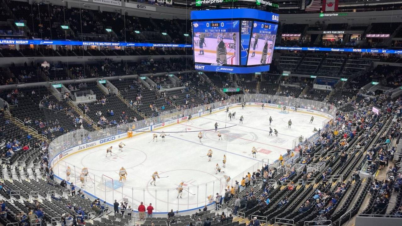 Mezzanine Section 308 at Enterprise Center