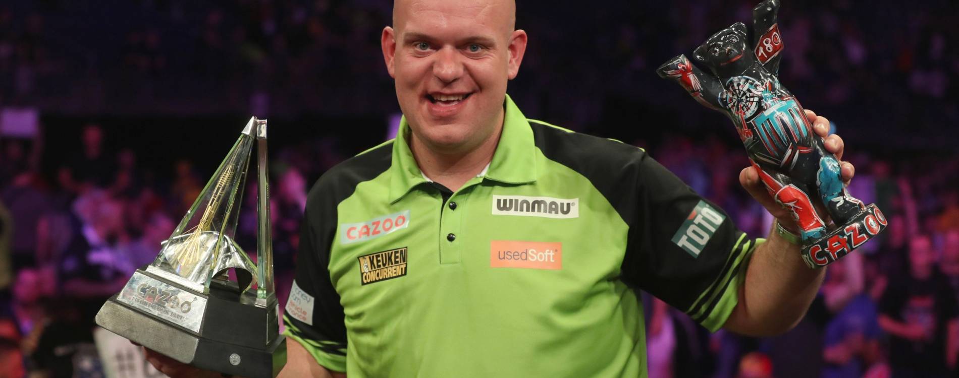 Michael van Gerwen, winner of the 2022 edition of Premier League Darts