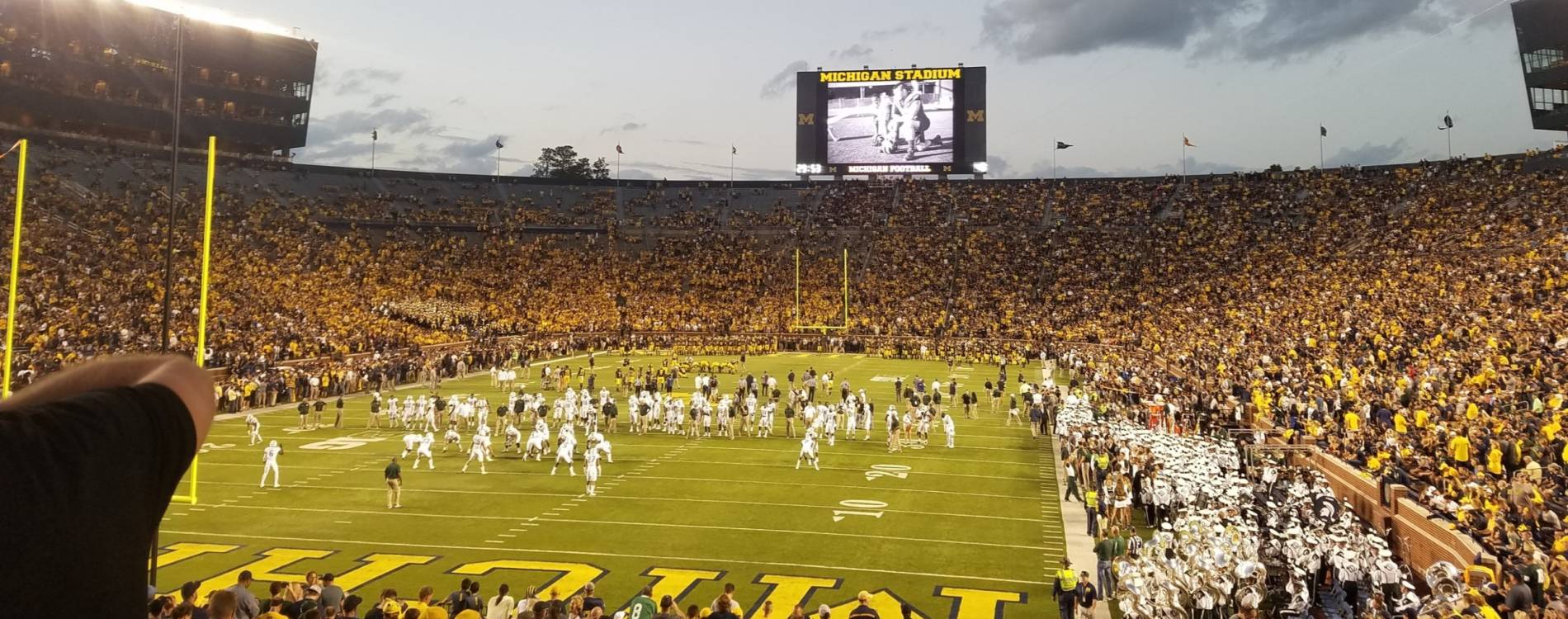Michigan Stadium is located in Ann Arbor, Michigan