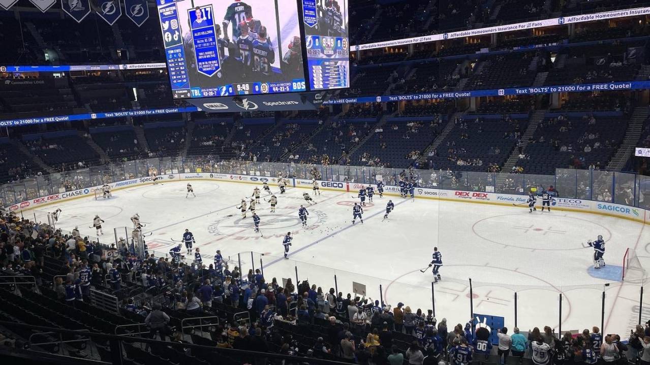 Middle Level Section 228 at Amalie Arena