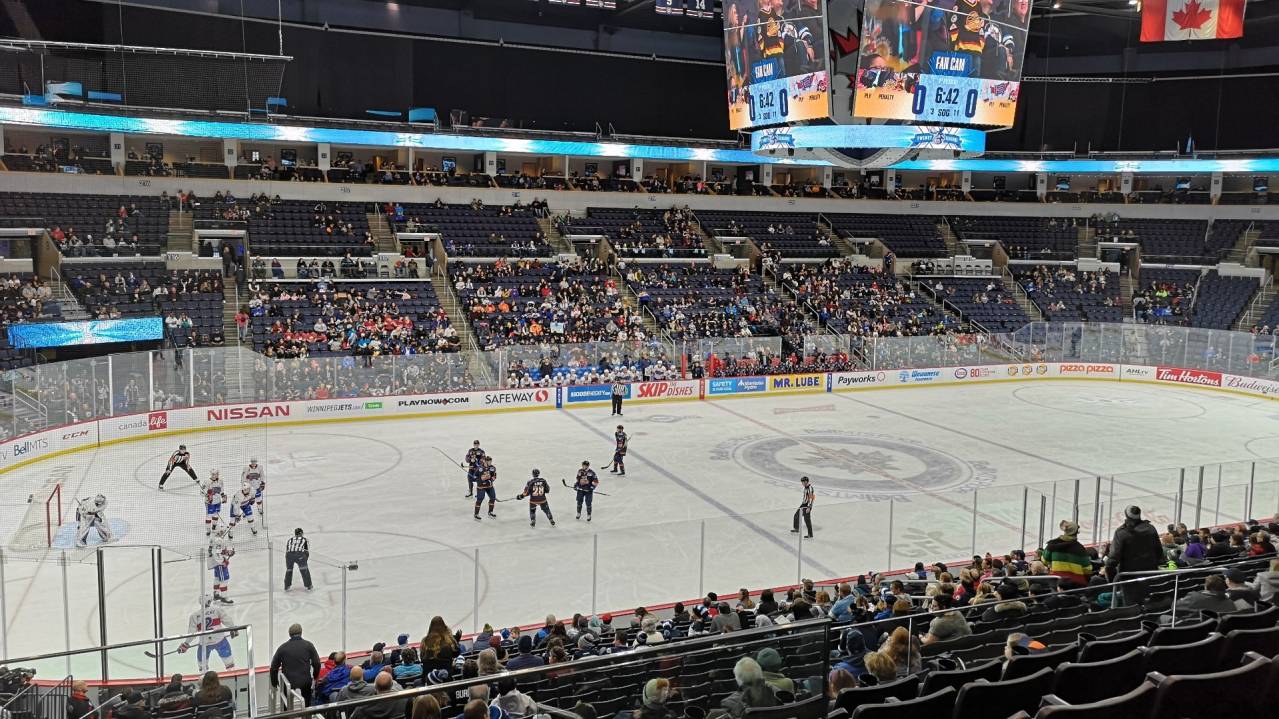 Middle Section 208 at Canada Life Centre