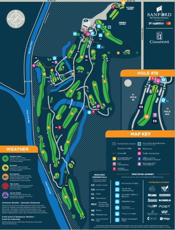 Minnehaha Country Club Map