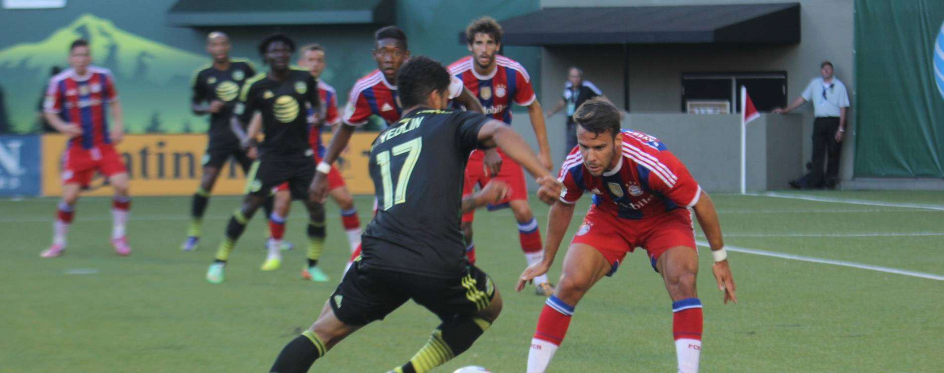 MLS All-Stars playing Bayern Munich