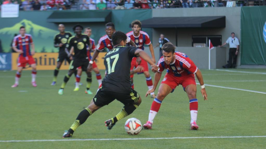 MLS All-Stars playing Bayern Munich