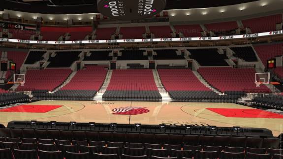 Moda Center Lower View