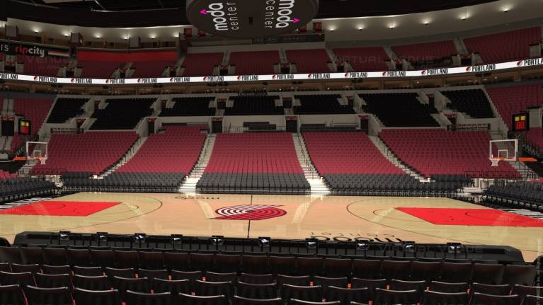 Moda Center Lower View