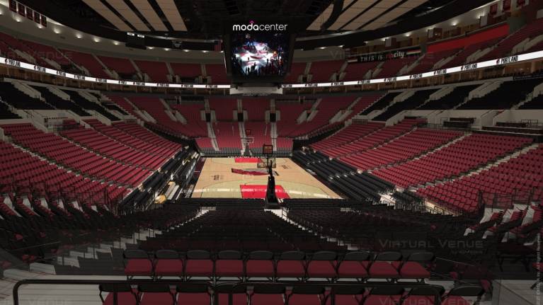 Moda Center Middle View