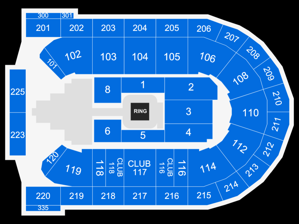 Mohegan Sun Arena at Casey Plaza Map