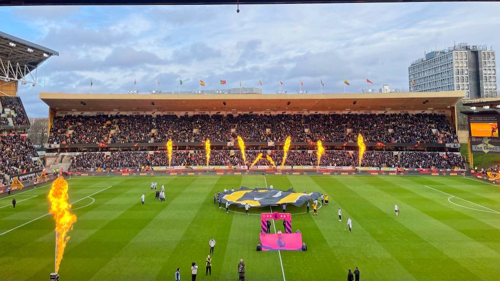 Molineux Stadium before a Wolves game