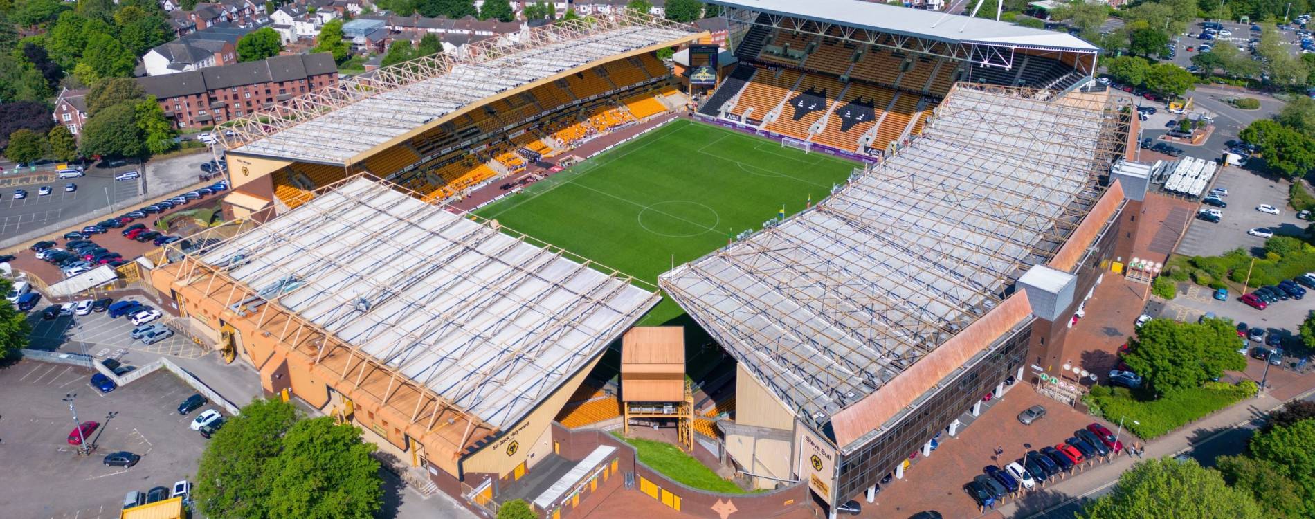 Molineux Stadium is the home of Wolverhampton Wanderers