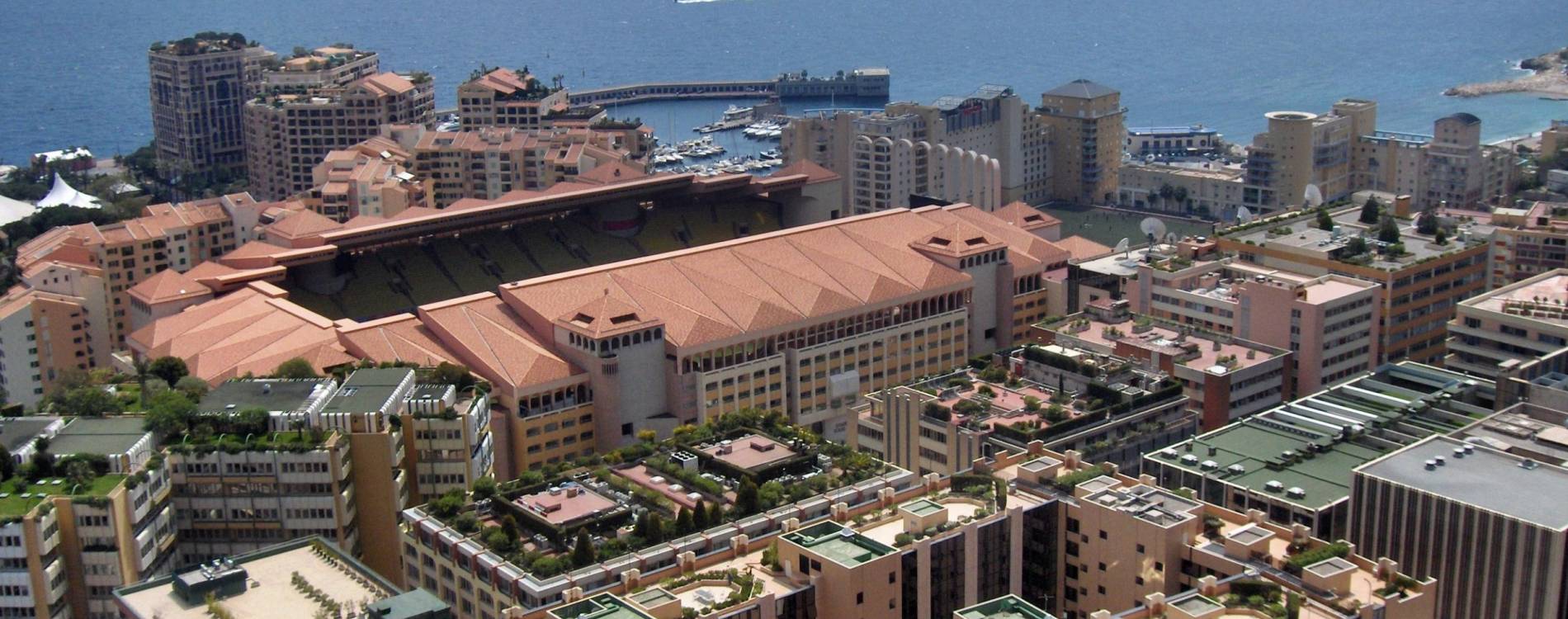 Monaco's Stade Louis II and Salle Gaston Medecin