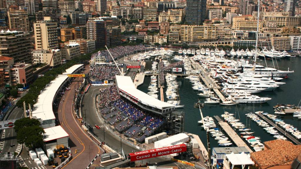 Monte Carlo Harbour during the Monaco Grand Prix