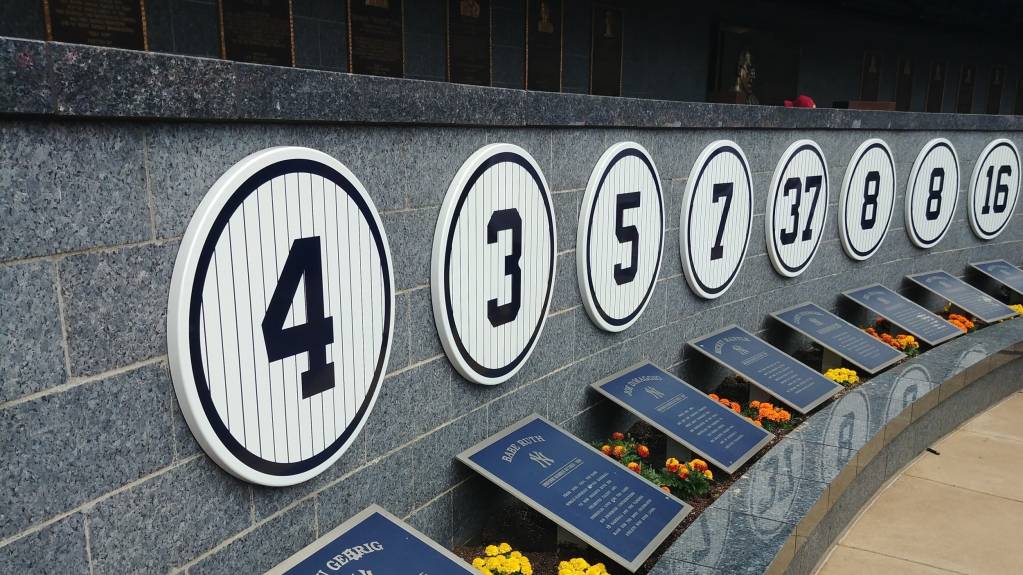 Monument Park is one of the popular features of Yankee Stadium