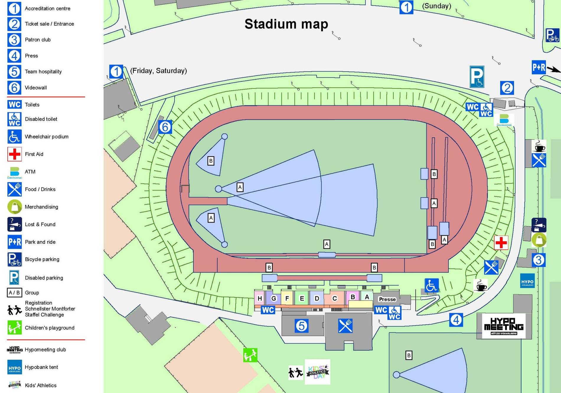 Mösle-Stadion Map