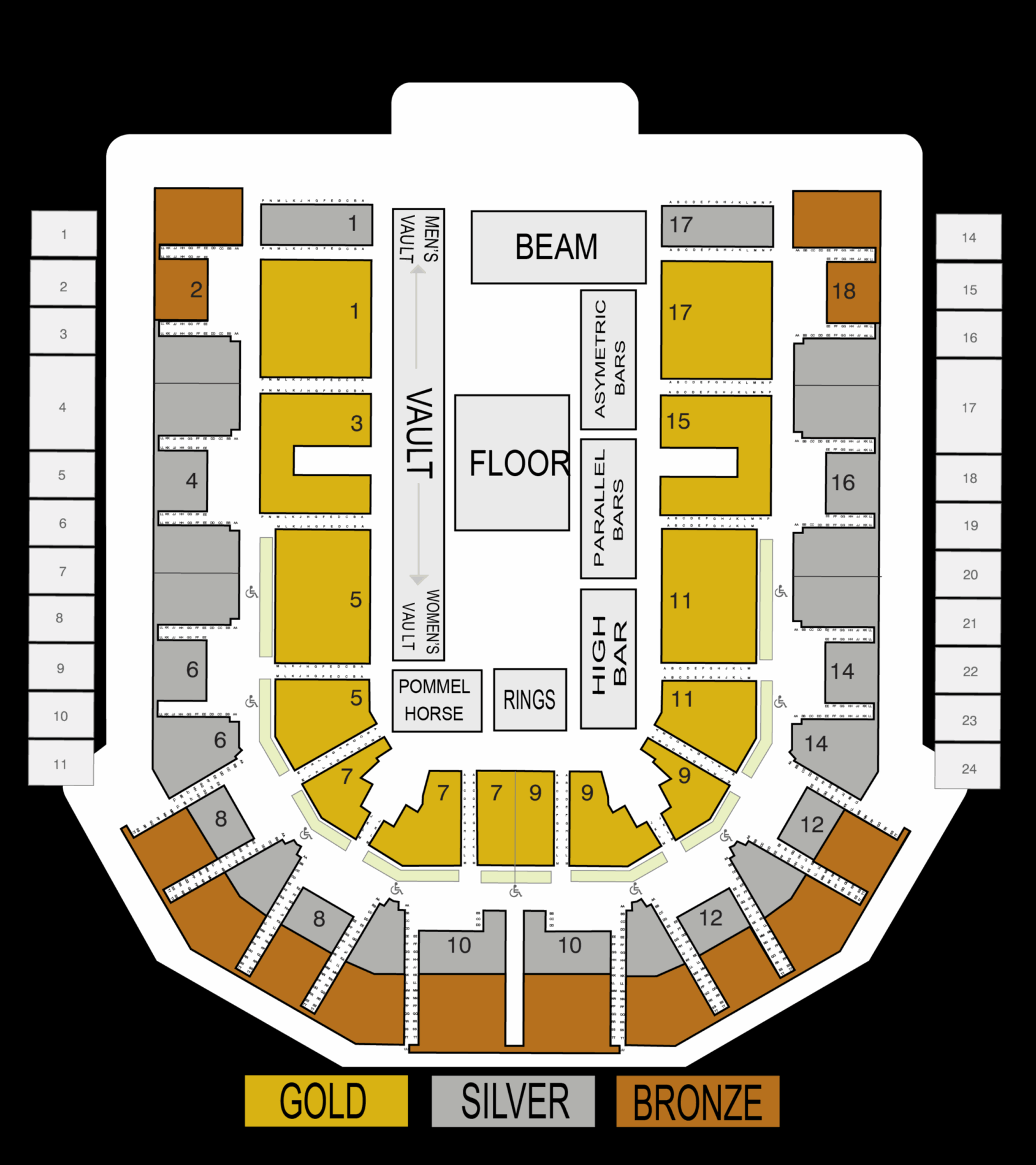 M&S Bank Arena Map