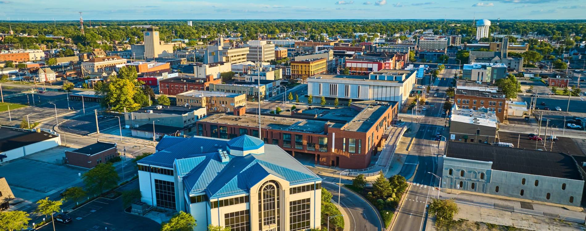 Muncie skyline