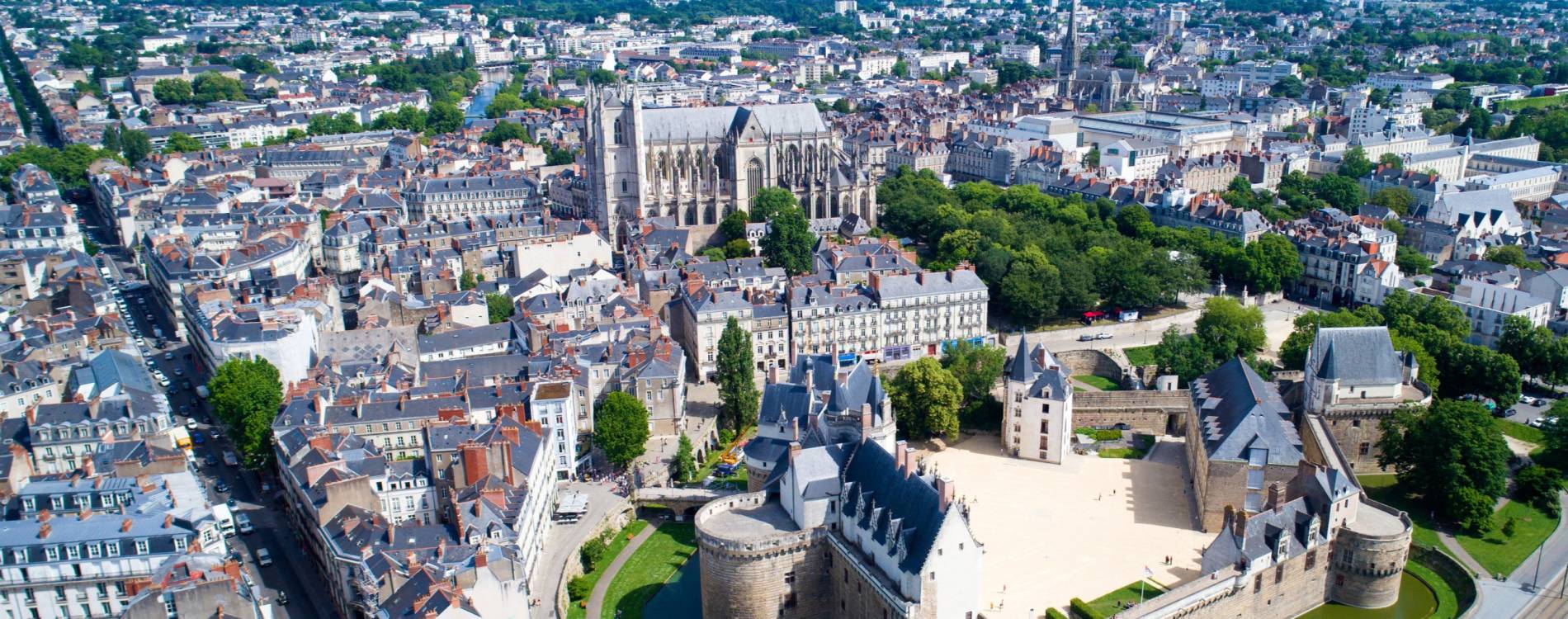 Nantes skyline