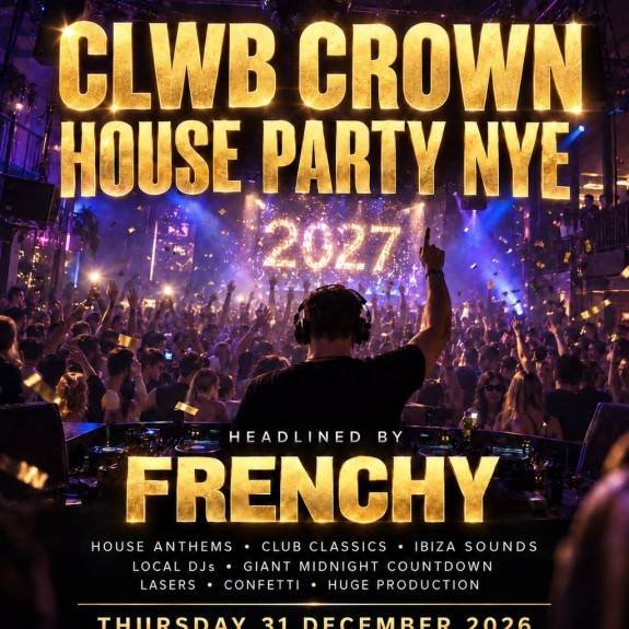 New Year's Eve Clwb Crown House Party