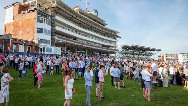 Newbury Racecourse stands