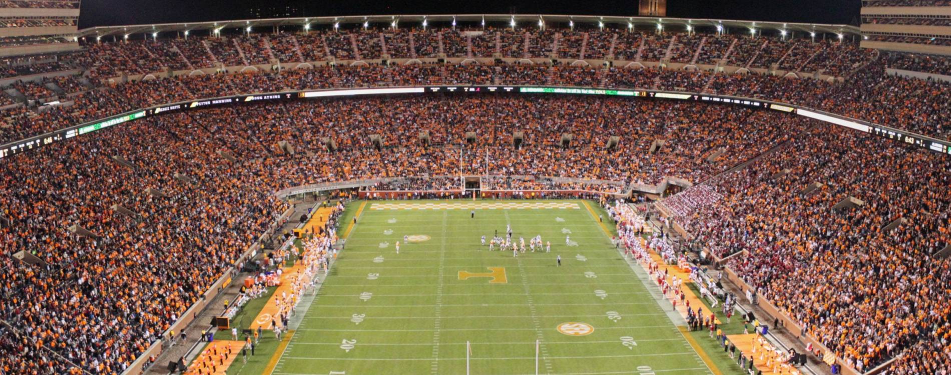 Neyland Stadium is home to the Tennessee Volunteers football team