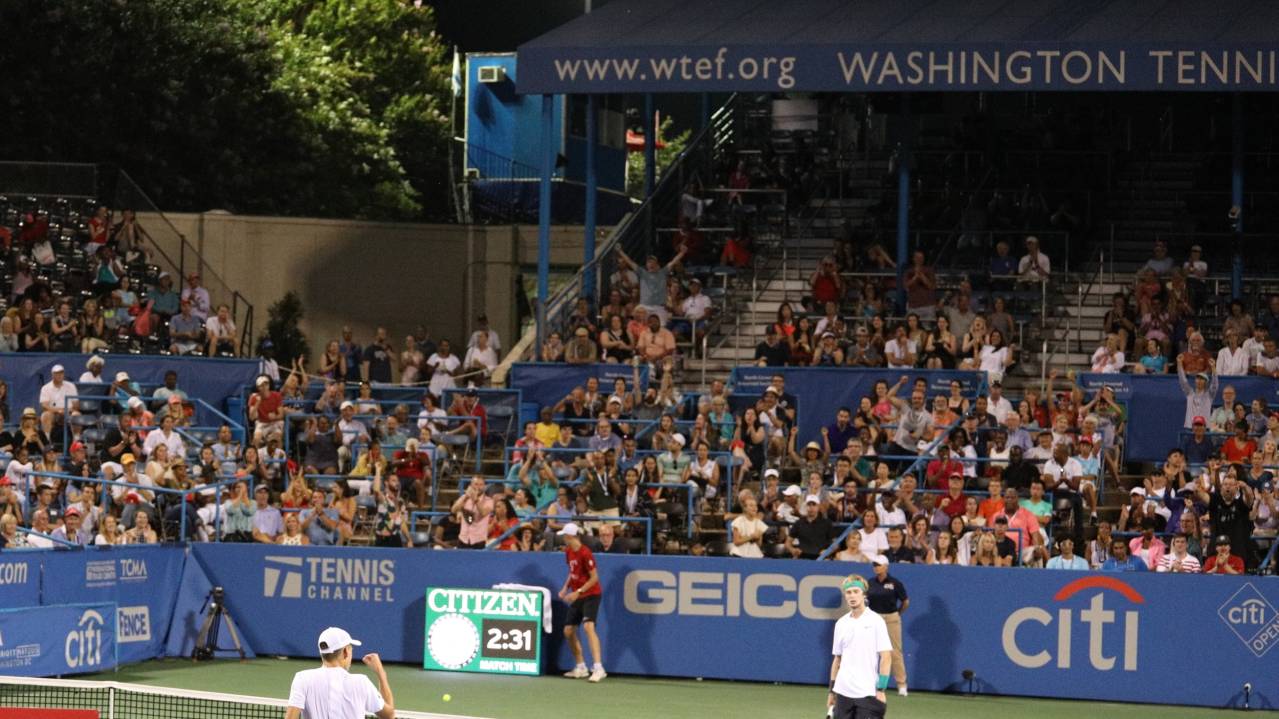 North Covered Reserved sections, Mubadala Citi DC Open