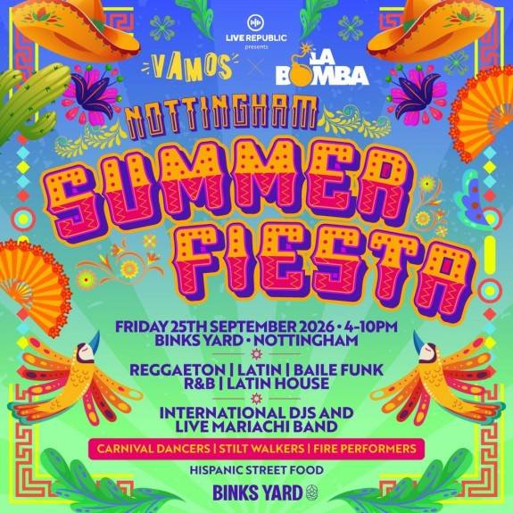 Nottingham's Summer Fiesta | VAMOS X LA BOMBA | Binks Yard