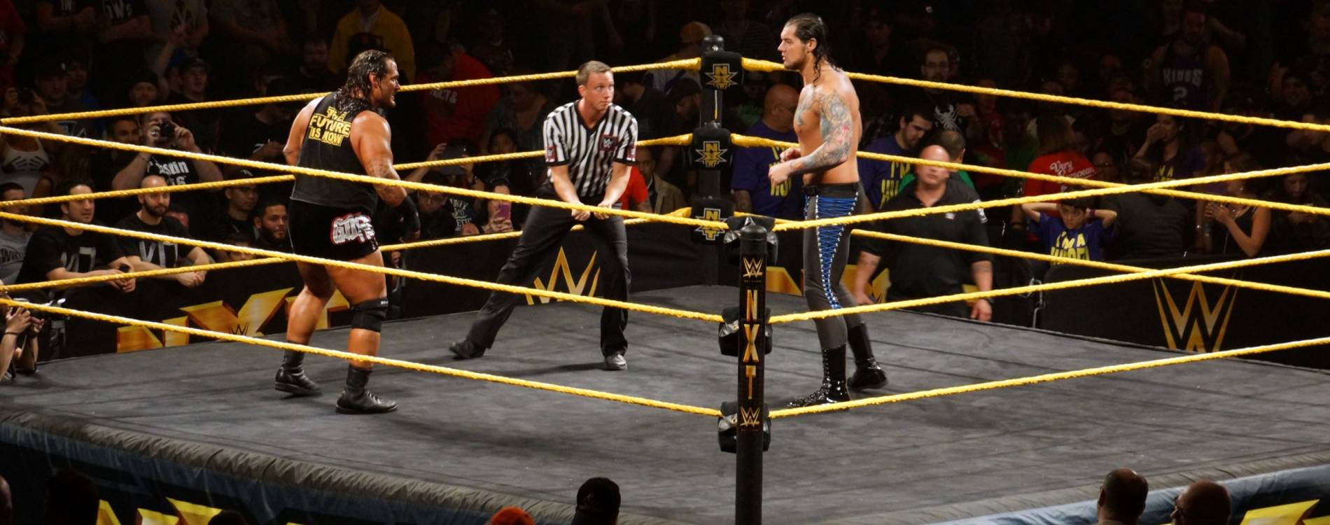 NXT superstars square off